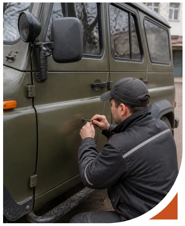 Профессиональное вскрытие автомобиля УАЗ без повреждений в Раменском