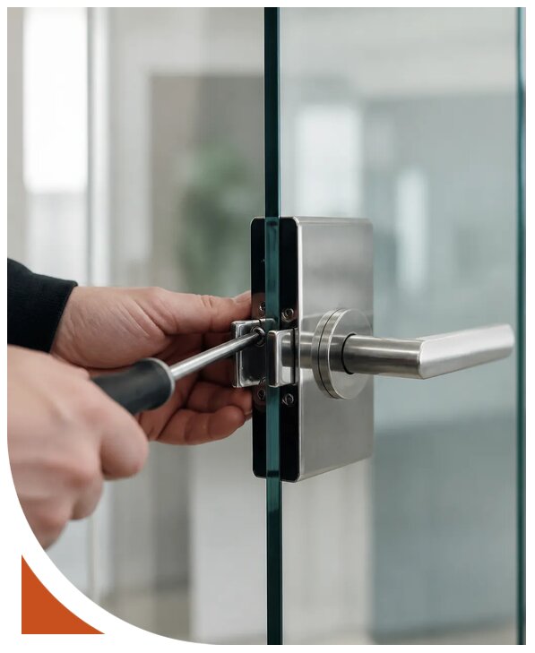 Установка замка стеклянной двери в Раменском от 3549 р. | Разлок-Рмн